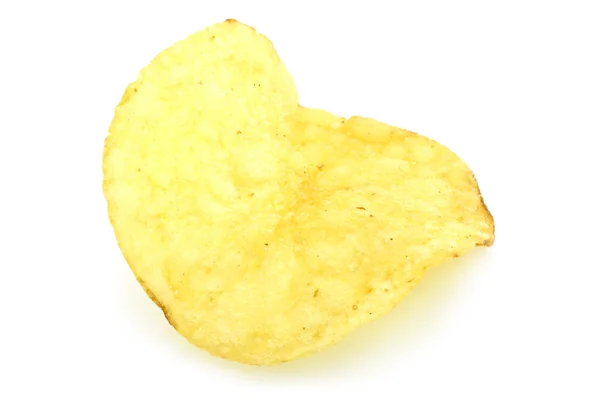 단일 감자 칩 클로즈업 — 스톡 사진