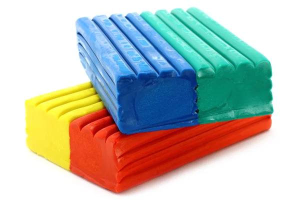Plasticina a cores — Fotografia de Stock