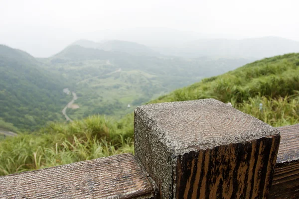 Utsikt över yangming berget — Stockfoto