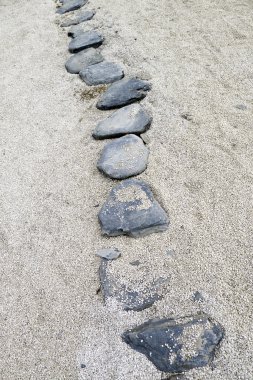 Rock footpath