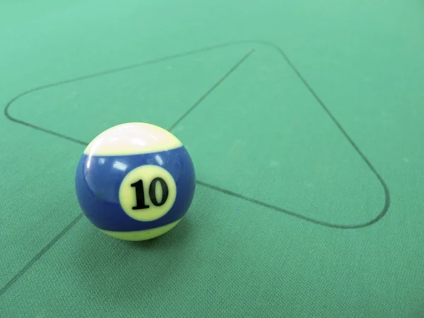 Colorful ten ball — Stock Photo, Image
