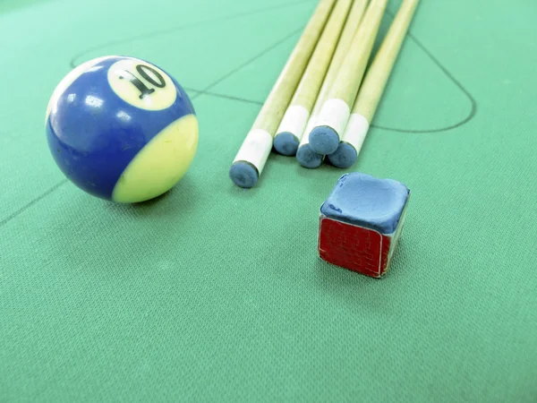 Billiard balls situation — Stock Photo, Image