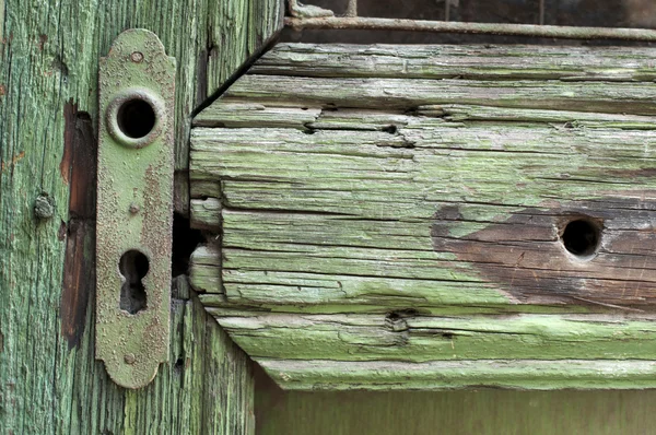 Część starych drzwi — Zdjęcie stockowe
