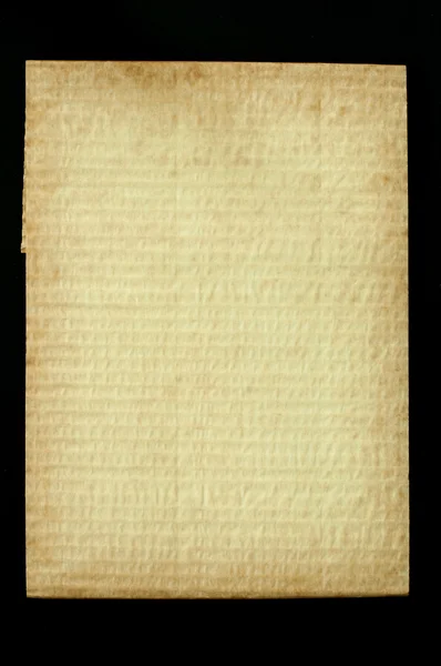 Eski yıpranmış kağıt katlanmış — Stok fotoğraf