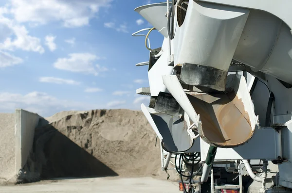 Cement vrachtwagens Stockfoto