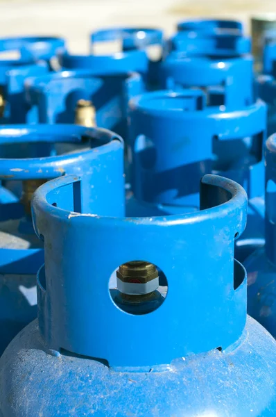 Globos de gas azul — Foto de Stock