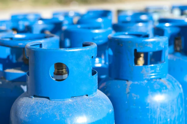 Globos de gas azul — Foto de Stock