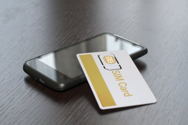 SIM kartı ve cep telefonu