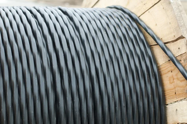 Föld alatti Nagyfeszültségű kábel — Stock Fotó