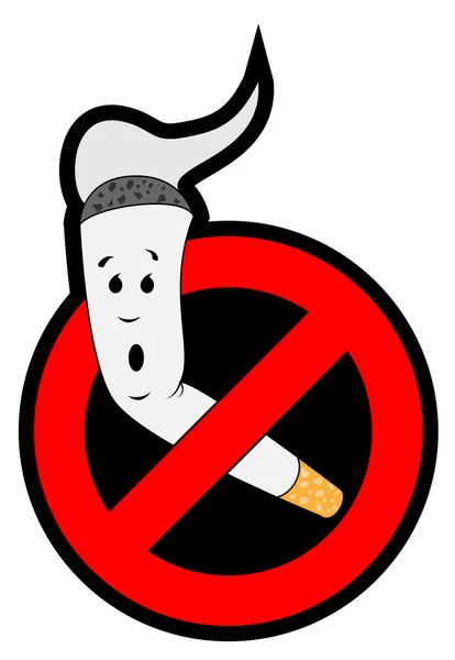 Pára de fumar. — Vetor de Stock