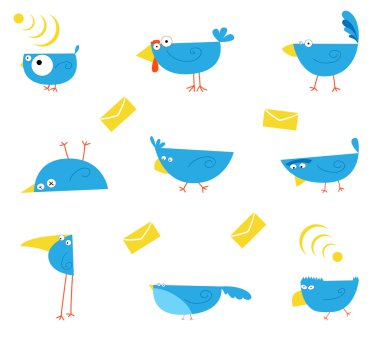 Bluebirds clipart