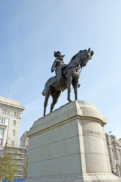 Edward VII statua — Zdjęcie stockowe
