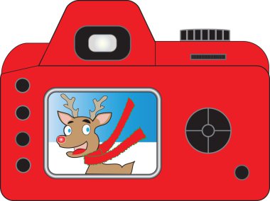 Santas Camera clipart