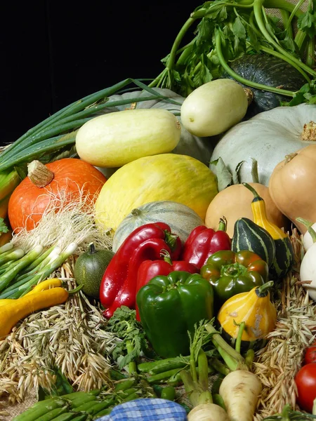 Organic fruit and herbs — Stock Photo, Image