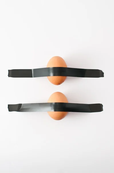 Eggs trapped — Stock Photo, Image