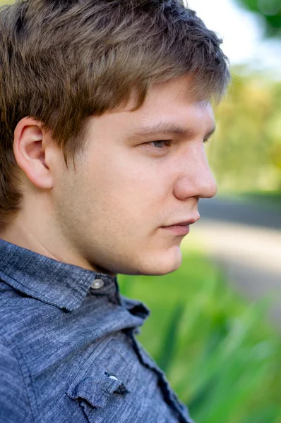 Profile Of A Young Man — Stock Photo, Image