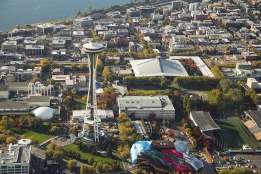 Space Needle and Seattle Center clipart