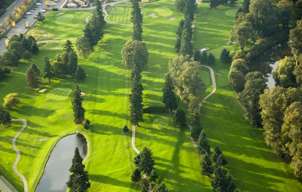 gün batımı - hava golf sahasında