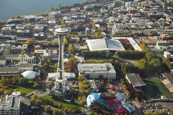 Space Needle and Seattle Center — Stock Photo, Image