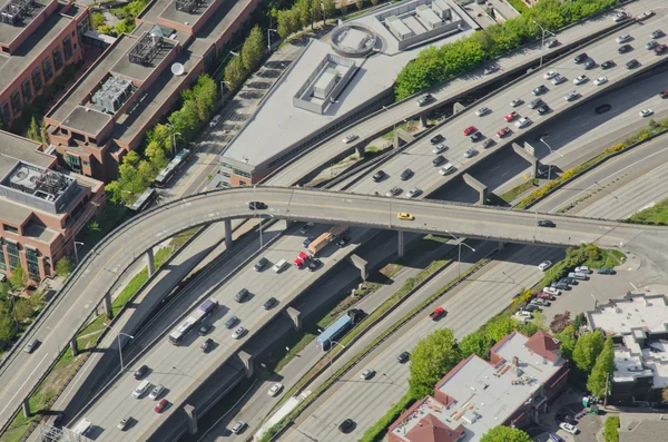 Rush Hour Traffic - Aerial — Stock Photo, Image