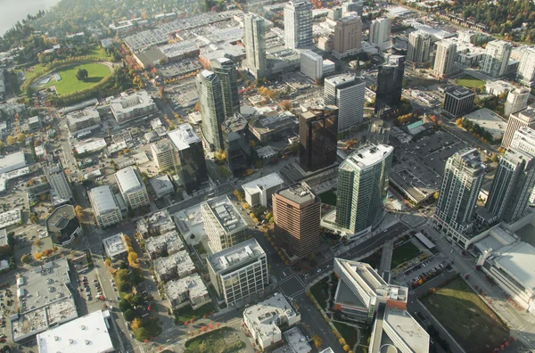 Översiktsbild av downtown byggnader — Stockfoto