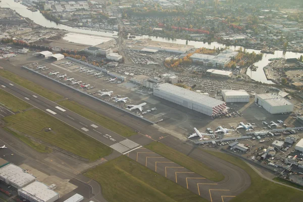 Das Flugtestzentrum der Boeing Company — Stockfoto