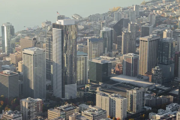Vista aerea degli edifici del centro città — Foto Stock