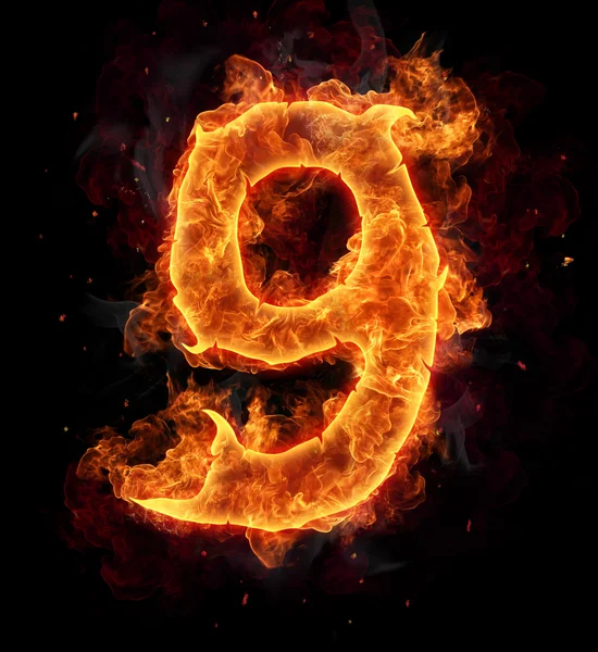 stock image Fire number
