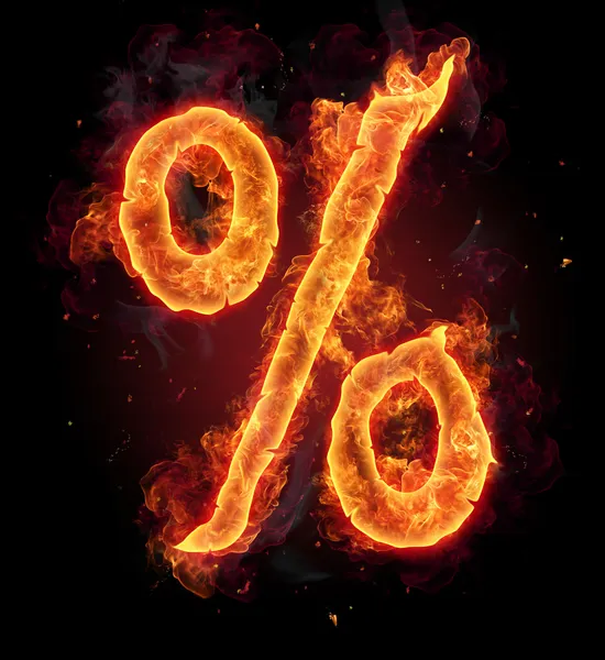 stock image Fire alphabet symbol