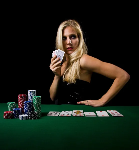 Stock image Poker player