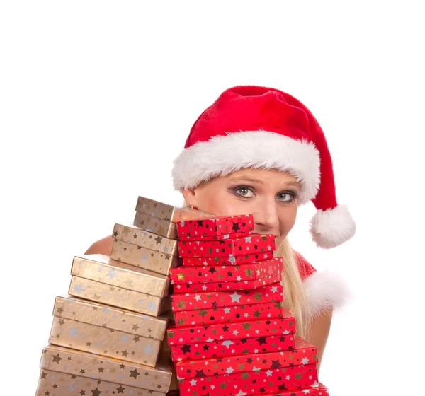 Santa girl — Stock Photo, Image
