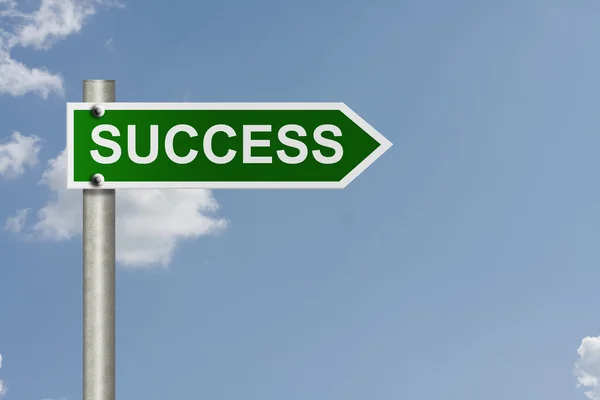 O caminho para o sucesso — Fotografia de Stock