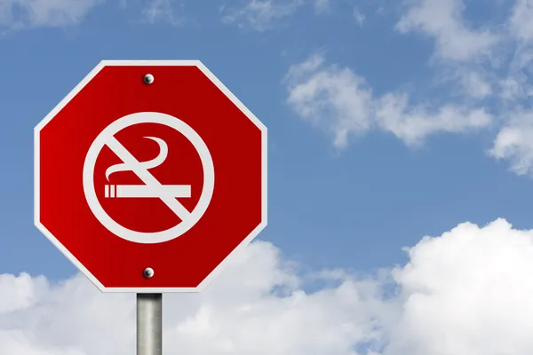 Dejar de fumar signo — Foto de Stock