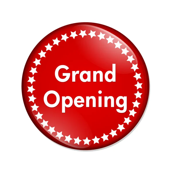 Grand Opening button — Stock Photo, Image