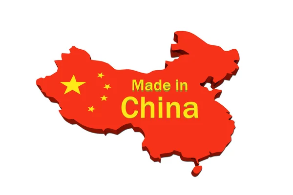 Wyprodukowano w Chinach — Zdjęcie stockowe