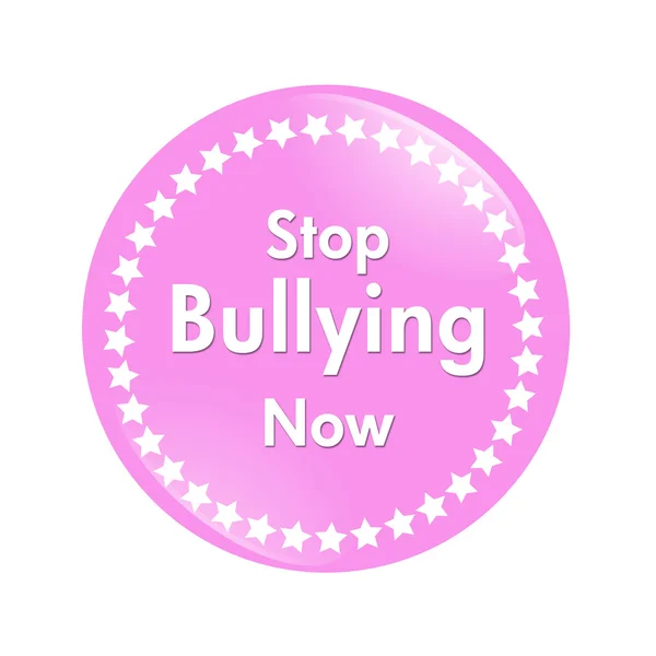 Stop Bullying Now button — Stock Photo, Image