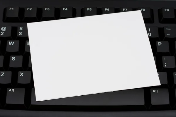 Blank card for your message — Stock Photo, Image