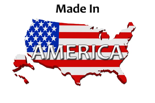 Tillverkad i Amerika — Stockfoto