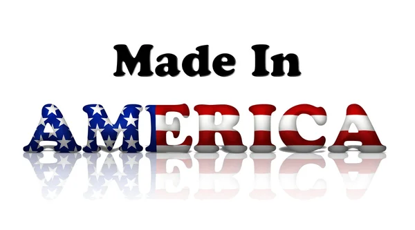Made in America — Stockfoto