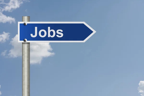 Jobs this way — Stock Photo, Image