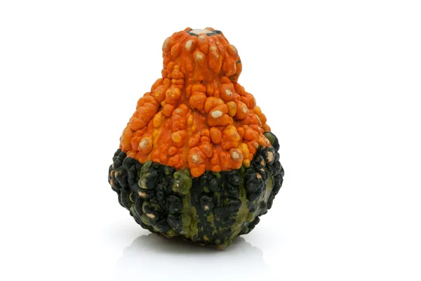 Naranja y calabaza verde — Foto de Stock