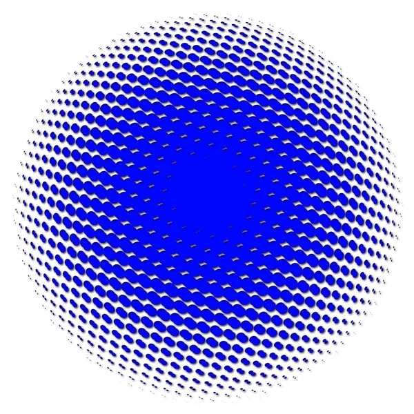 Abstract blue ball — Stock Photo, Image