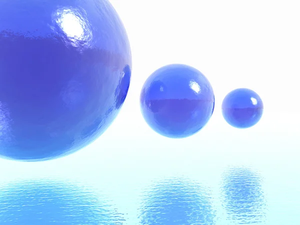 Blå bollar — Stockfoto