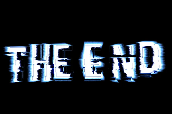 Stock image The end