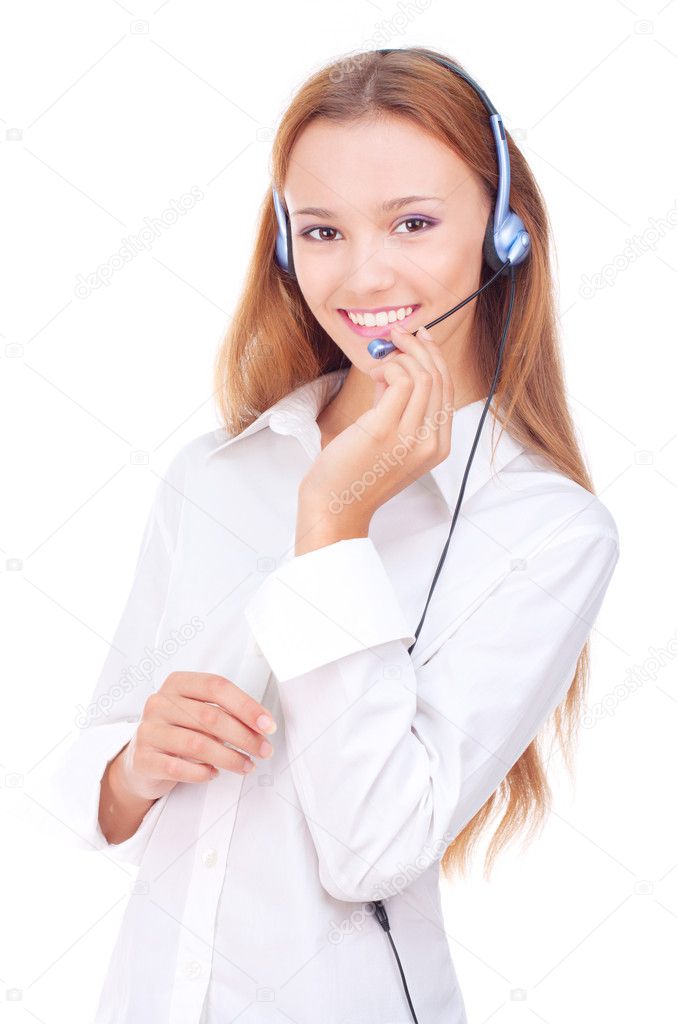 Beautiful teenager with headphones