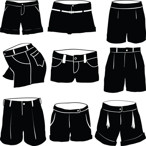 Vari pantaloncini donna — Foto Stock