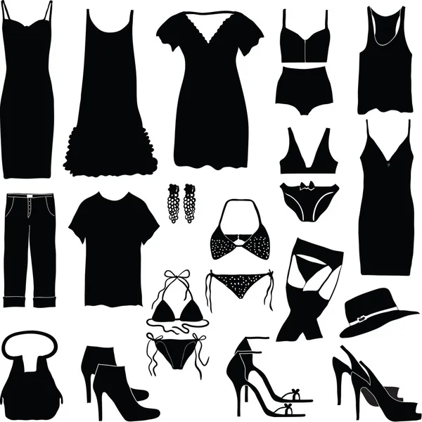 Varios ropa interior de mujer — Foto de Stock
