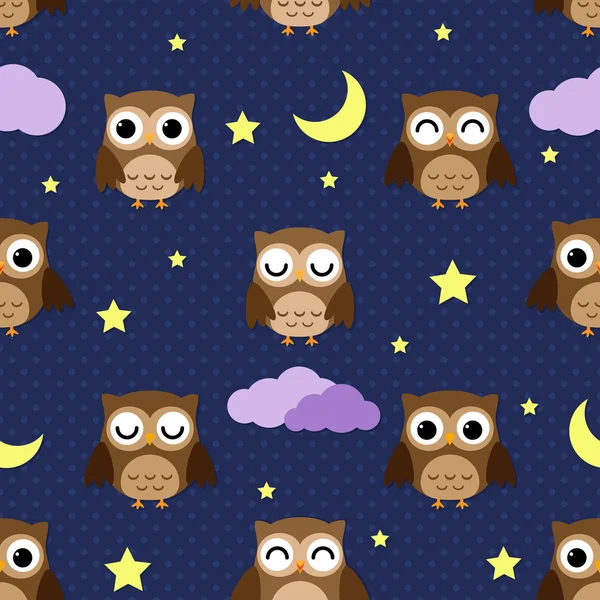 Night owls — Stock Vector