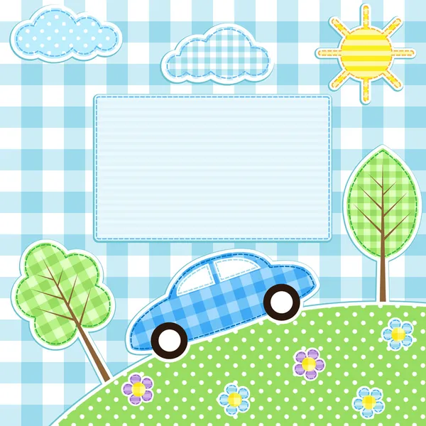 Car background — Stock Vector