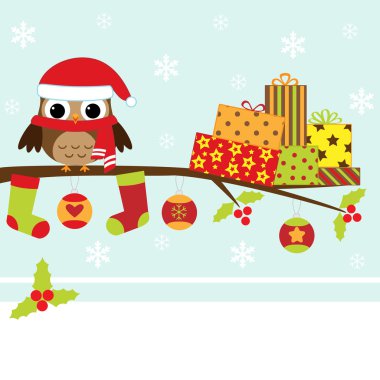 Christmas card clipart